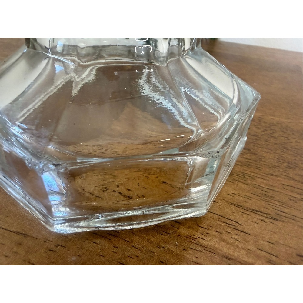 Vintage Grand Rapids Flame Light Pressed Glass Oil Lamp UV Reactive Farmhouse - Picture 9 of 15